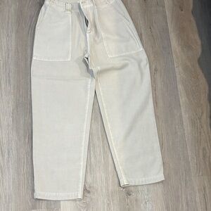 Lucky Brand Cream/Tan Utility Pants
